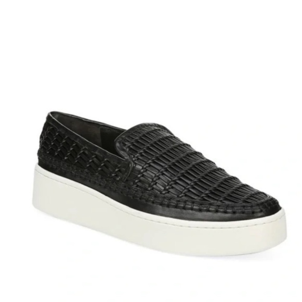 Vince Black Slip-On Platform slip on women’s Sneakers in size 10 medium